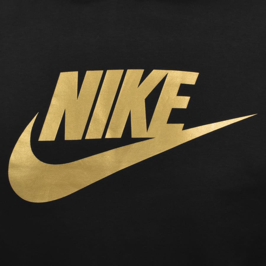 Image number 3 for Nike Swoosh Logo Hoodie Black