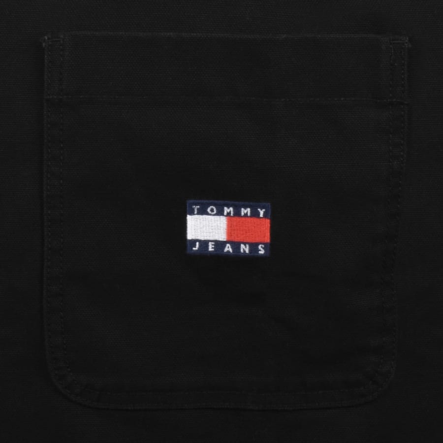 Image number 3 for Tommy Jeans Essential Overshirt Black