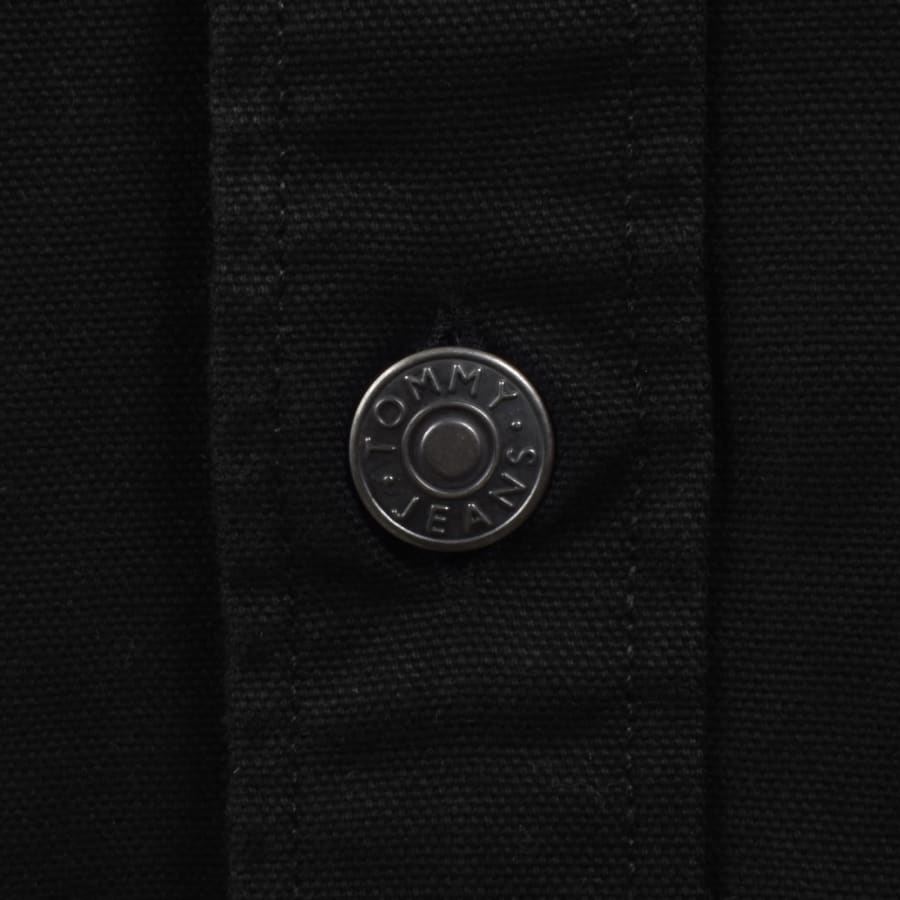 Image number 4 for Tommy Jeans Essential Overshirt Black
