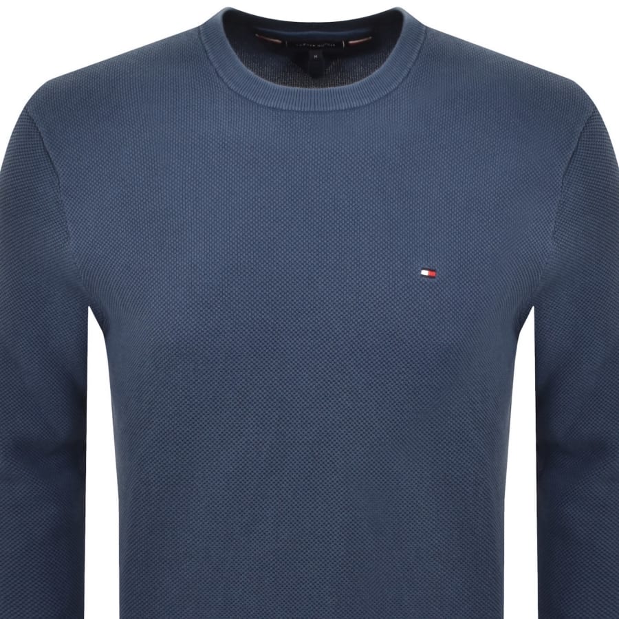Image number 2 for Tommy Hilfiger Essential Structure Jumper Blue