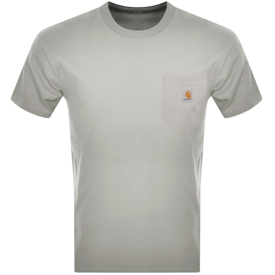 Image number 1 for Carhartt WIP Pocket T Shirt Grey