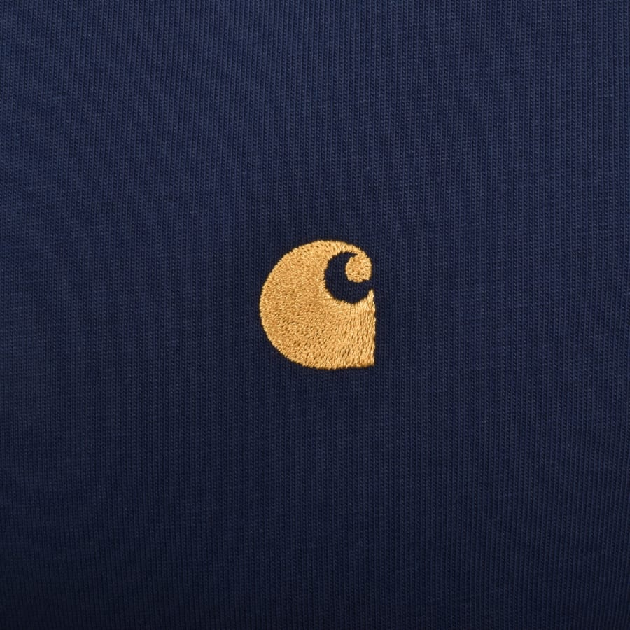 Image number 3 for Carhartt WIP Chase T Shirt Navy
