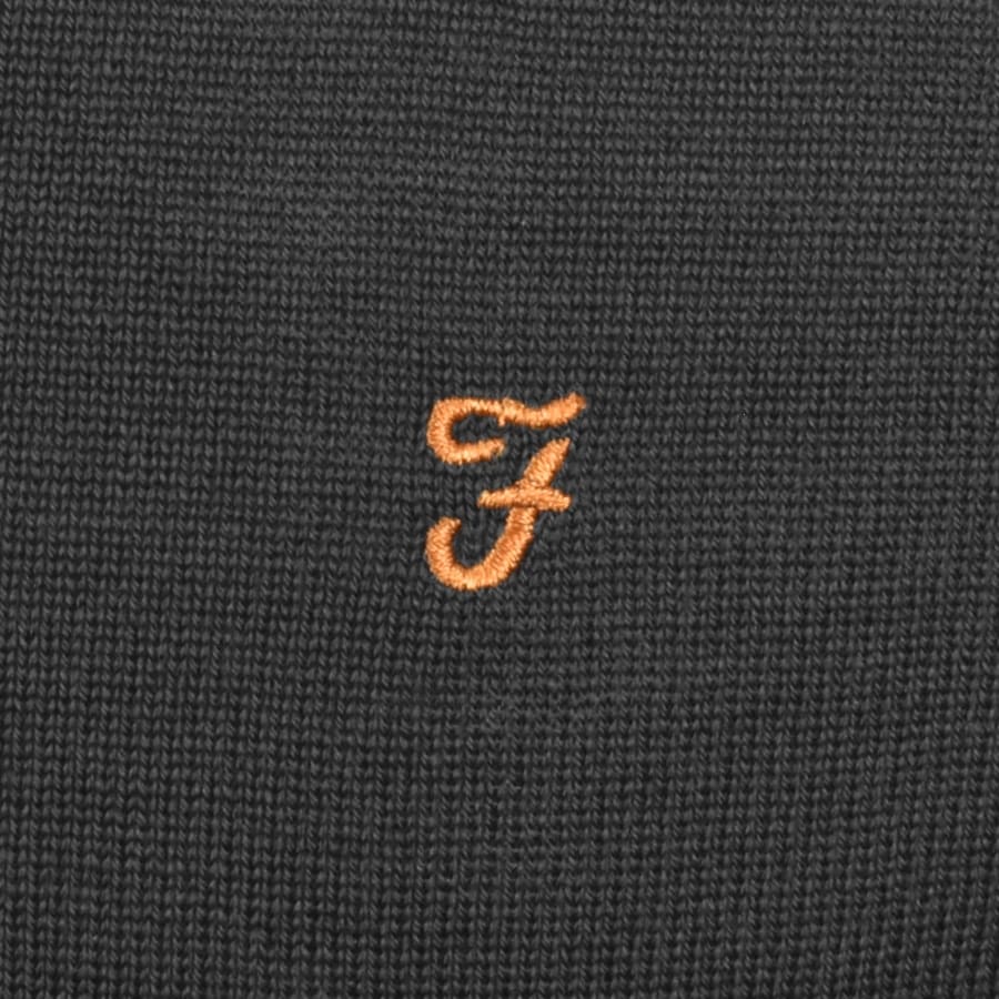 Image number 3 for Farah Redchurch Merino Wool Jumper Grey