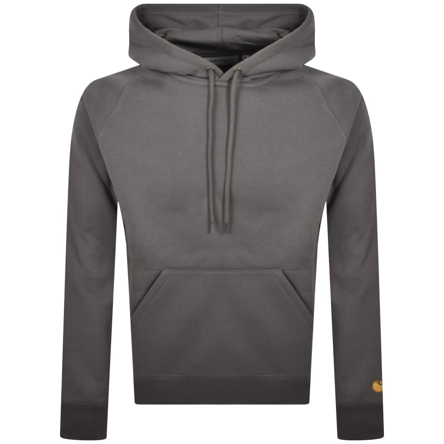 Image number 1 for Carhartt WIP Chase Hoodie Grey