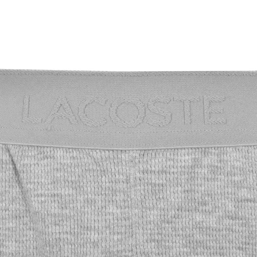 Image number 5 for Lacoste Lounge Waffle Shorts Grey