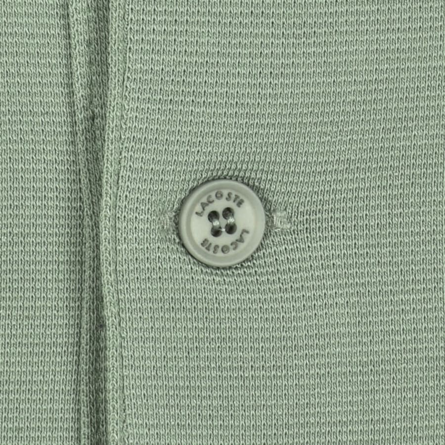 Image number 4 for Lacoste Grey Croc Polo T Shirt Thyme Green