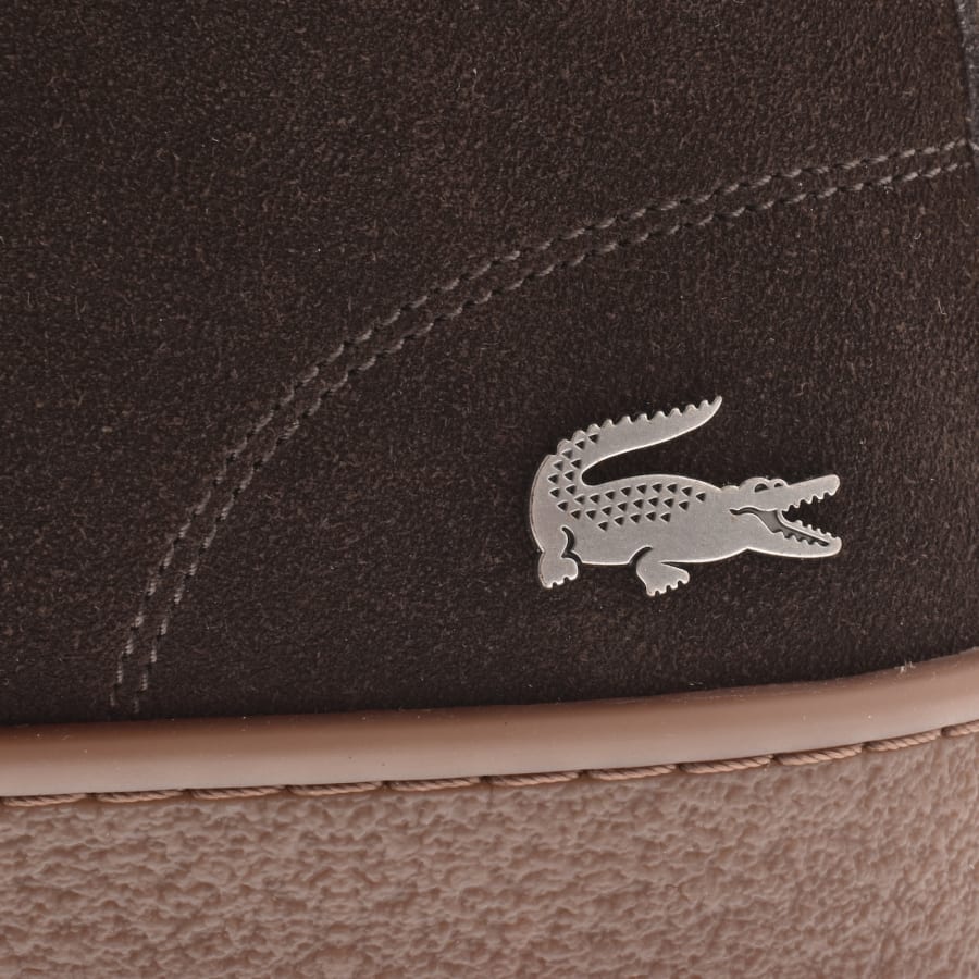 Image number 4 for Lacoste Baseshot Chukka Trainers Brown