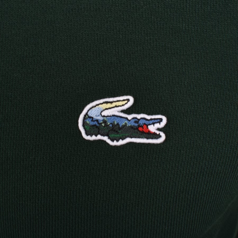 Image number 3 for Lacoste Croc Badge Sweatshirt Green