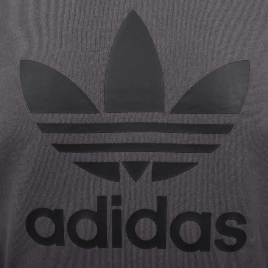 Image number 3 for adidas Originals Trefoil Hoodie Grey