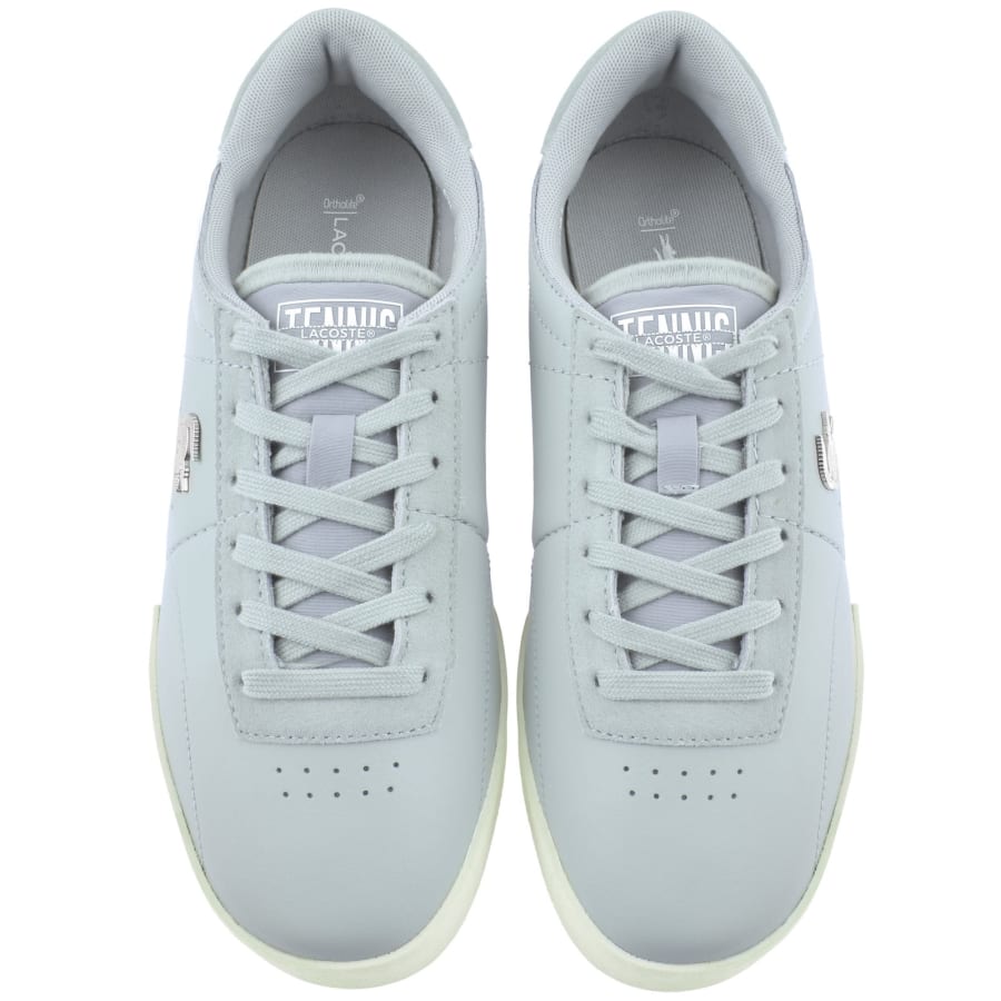 Image number 3 for Lacoste Aura 225 Trainers Light Grey