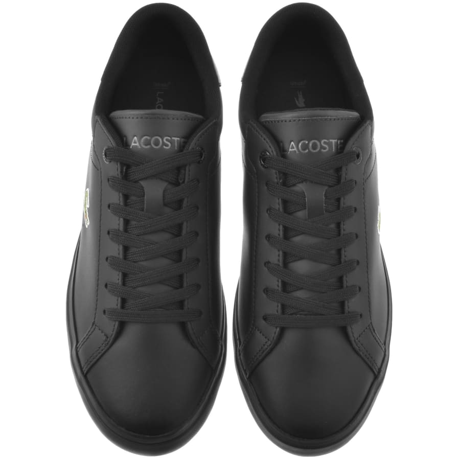 Image number 3 for Lacoste Powercourt 125 2 Trainers Black