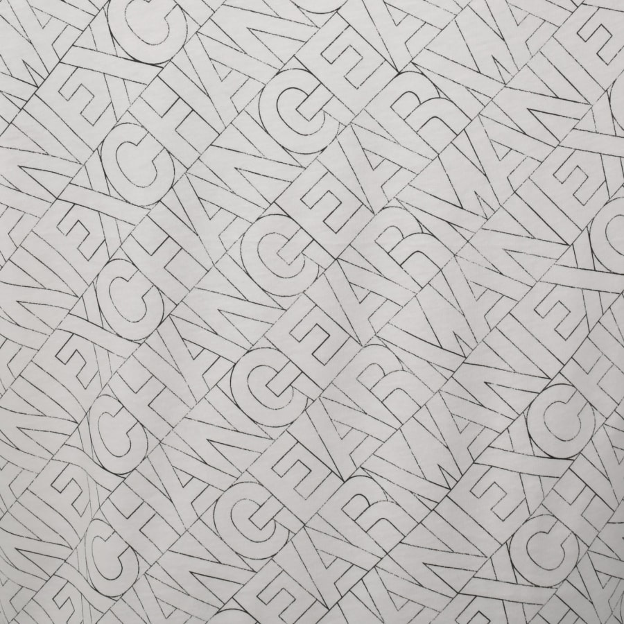 Image number 3 for Armani Exchange Diagonal Logo T Shirt White