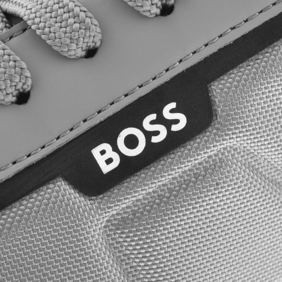 Image number 4 for BOSS Nitan Trainers Open Grey