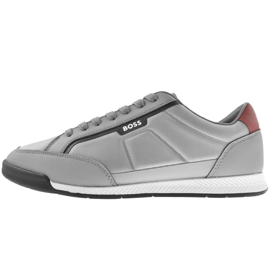 Image number 1 for BOSS Nitan Trainers Open Grey
