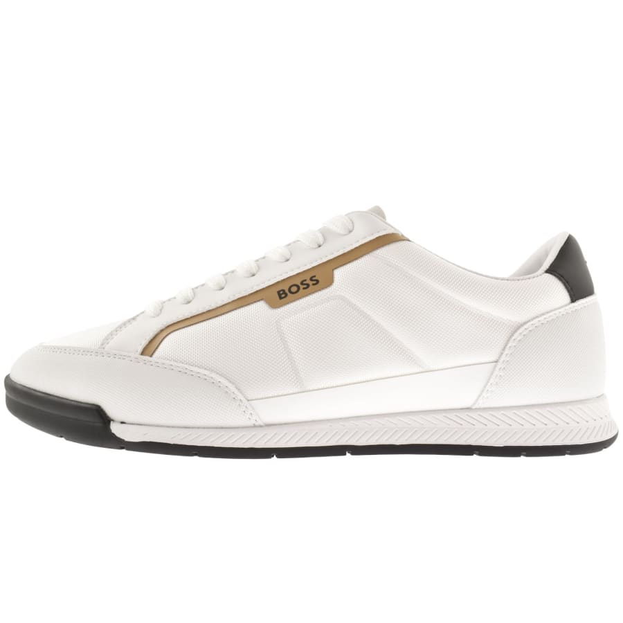 Image number 1 for BOSS Nitan Trainers Open White