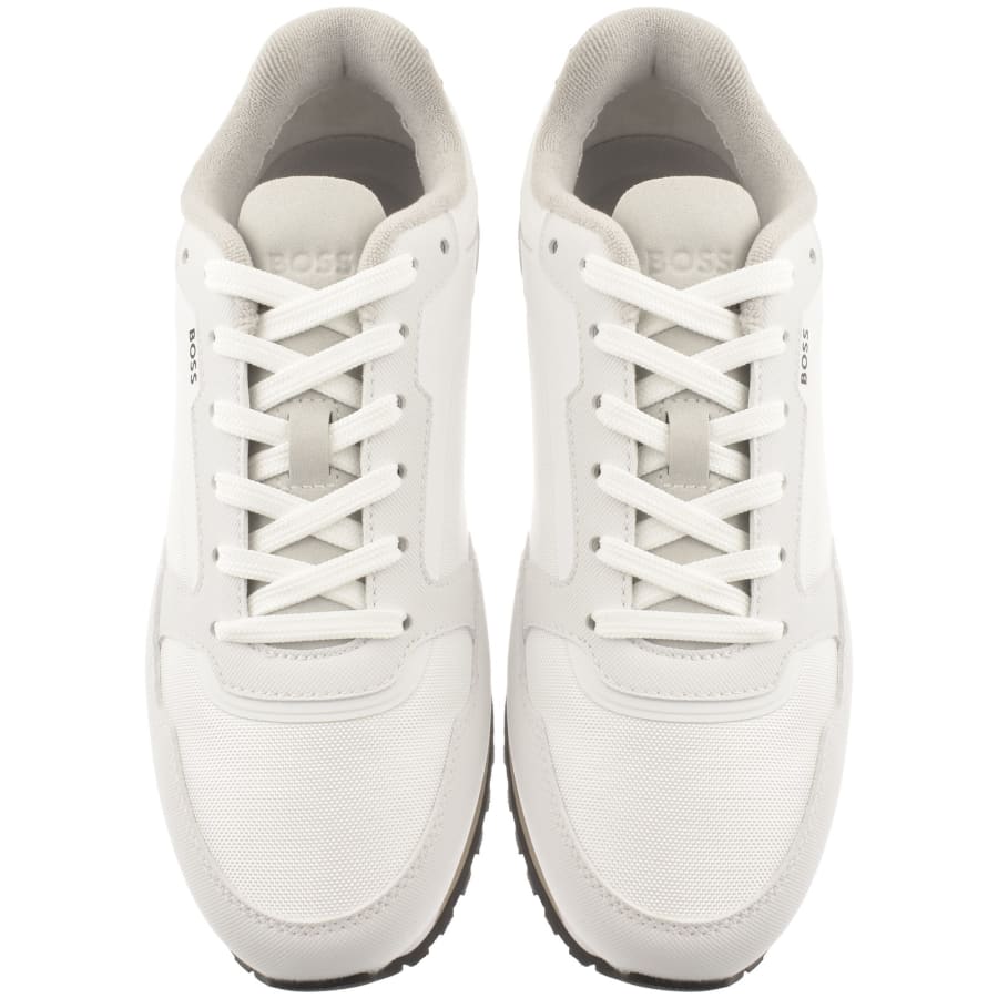 Image number 3 for BOSS Parkour L Runner Trainers White