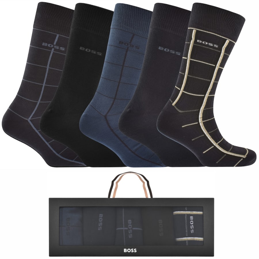 Image number 1 for BOSS 5 Pack Crew Socks