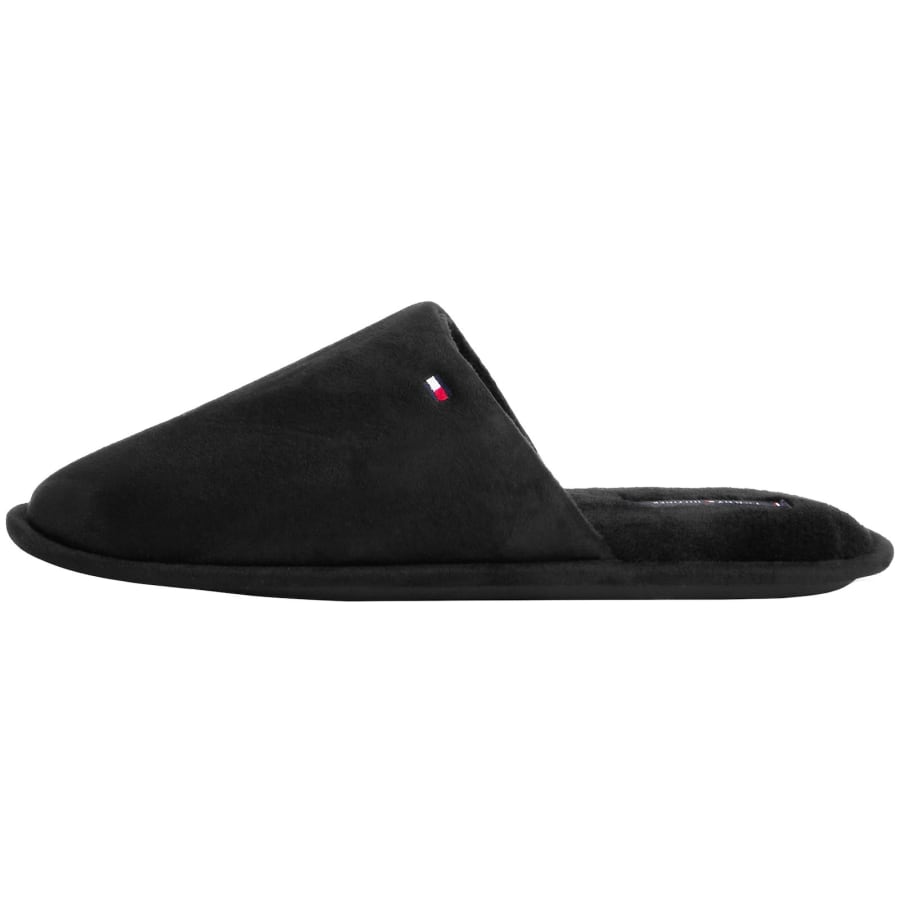 Image number 2 for Tommy Hilfiger Flag House Slippers Black