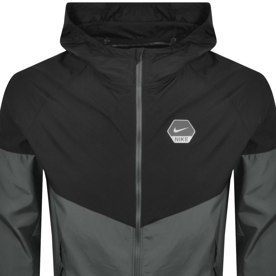 Image number 2 for Nike Full Zip Lightweight Jacket Black