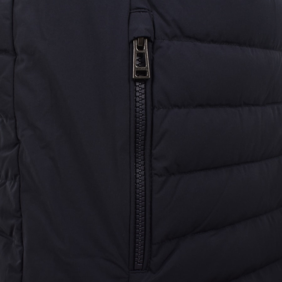 Image number 5 for Belstaff Chassis Padded Gilet Navy