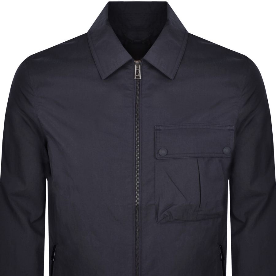 Image number 3 for Belstaff Drome Overshirt Navy