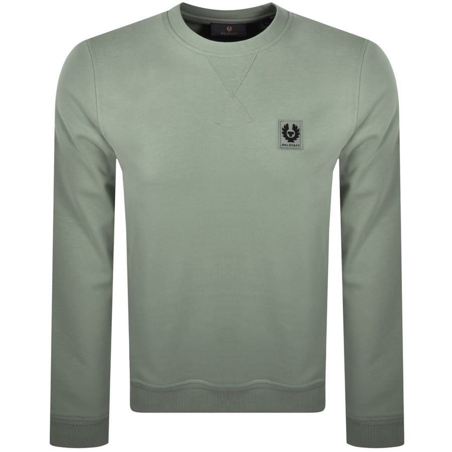 Image number 1 for Belstaff Crew Neck Sweatshirt Green