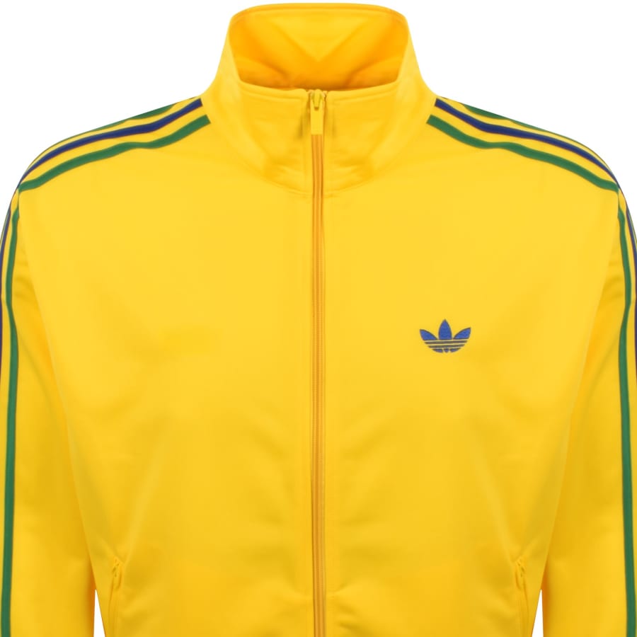 Image number 2 for adidas Originals Firebird Track Top Yellow