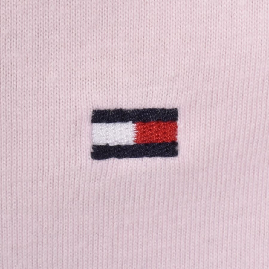 Image number 3 for Tommy Hilfiger Essential Solid T Shirt Pink