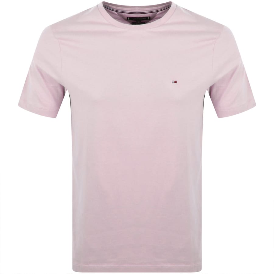 Image number 1 for Tommy Hilfiger Essential Solid T Shirt Pink