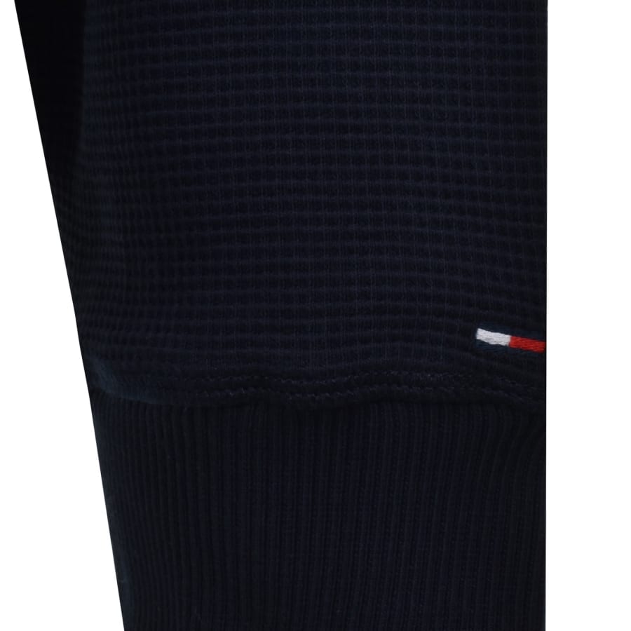 Image number 4 for Tommy Jeans Waffle Sweatshirt Navy