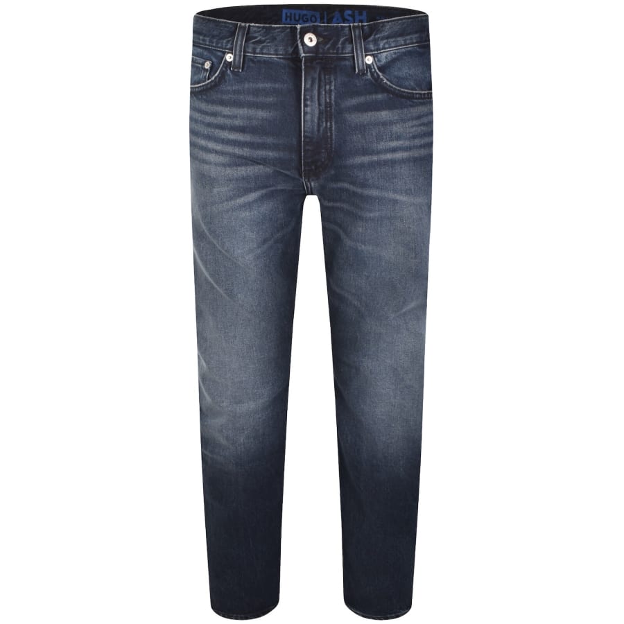 Image number 2 for HUGO Blue Slim Fit Ash Dark Blue Jeans