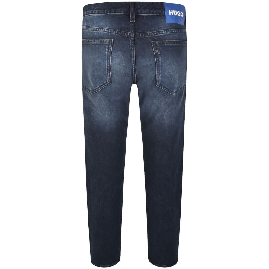 Image number 3 for HUGO Blue Slim Fit Ash Dark Blue Jeans