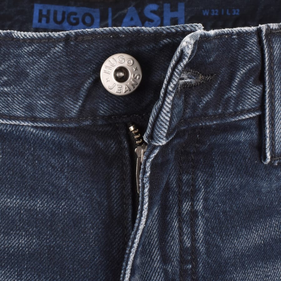 Image number 5 for HUGO Blue Slim Fit Ash Dark Blue Jeans