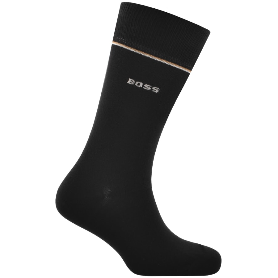 Image number 4 for BOSS 4 Pack Socks Black