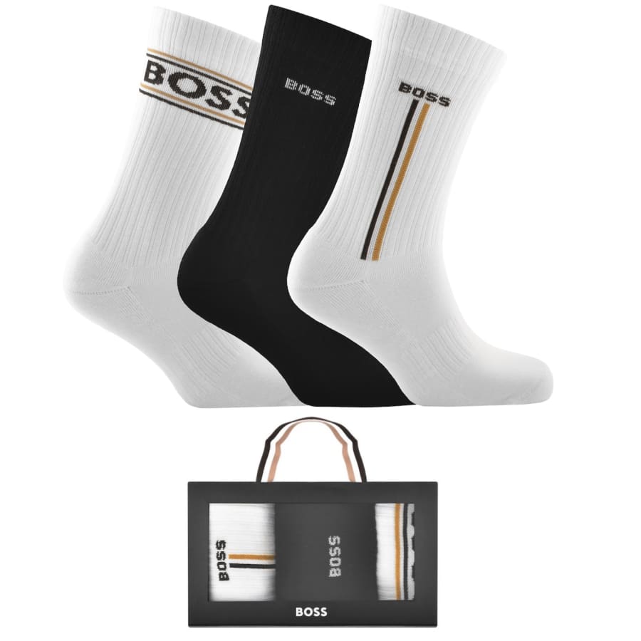 Image number 1 for BOSS 3 Pack Crew Socks