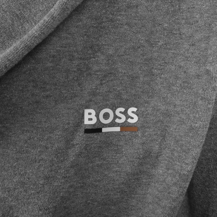 Image number 3 for BOSS Lounge French Terry Robe Grey