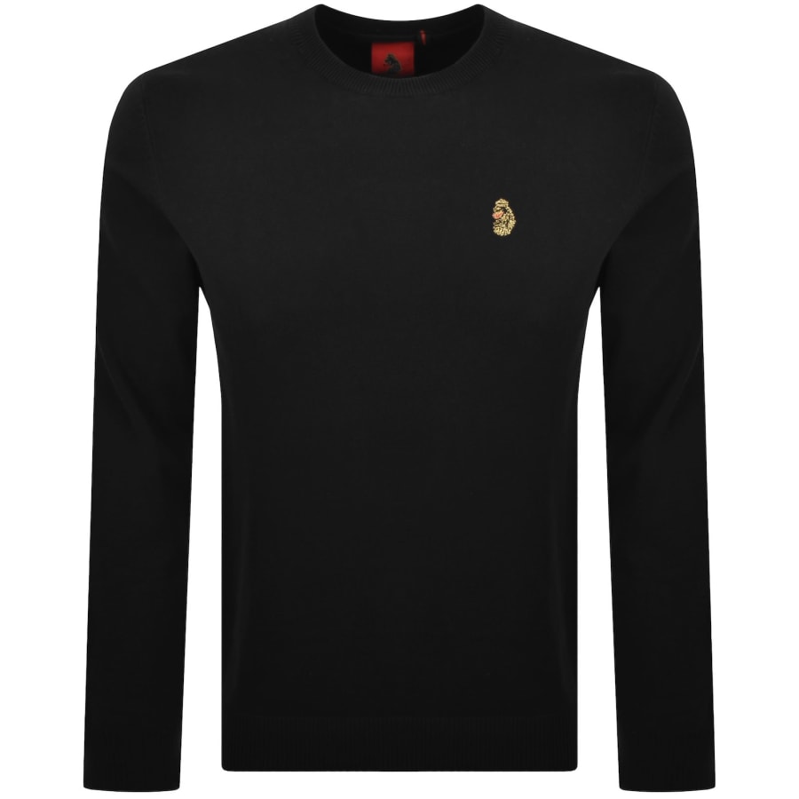 Image number 1 for Luke 1977 Gerard 3 Knit Jumper Black