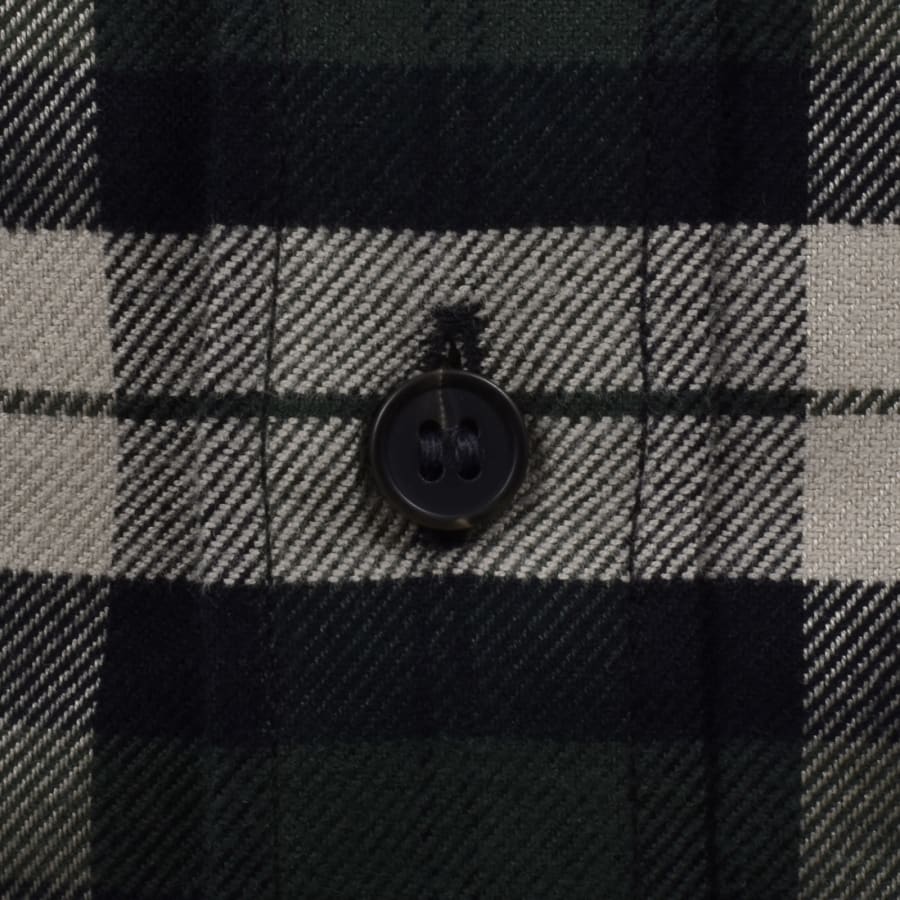 Image number 4 for Fred Perry Tartan Twill Shirt Green