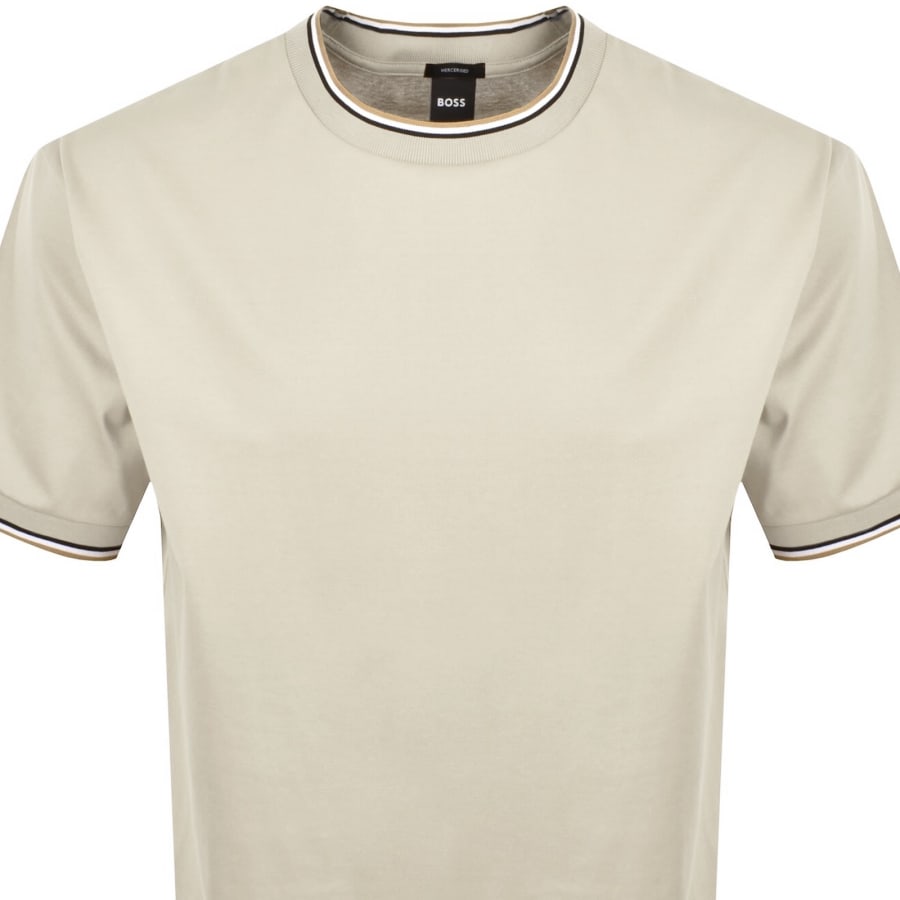 Image number 2 for BOSS H Tames 65 T Shirt Cream