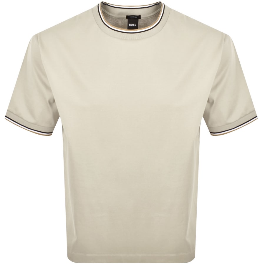 Image number 1 for BOSS H Tames 65 T Shirt Cream