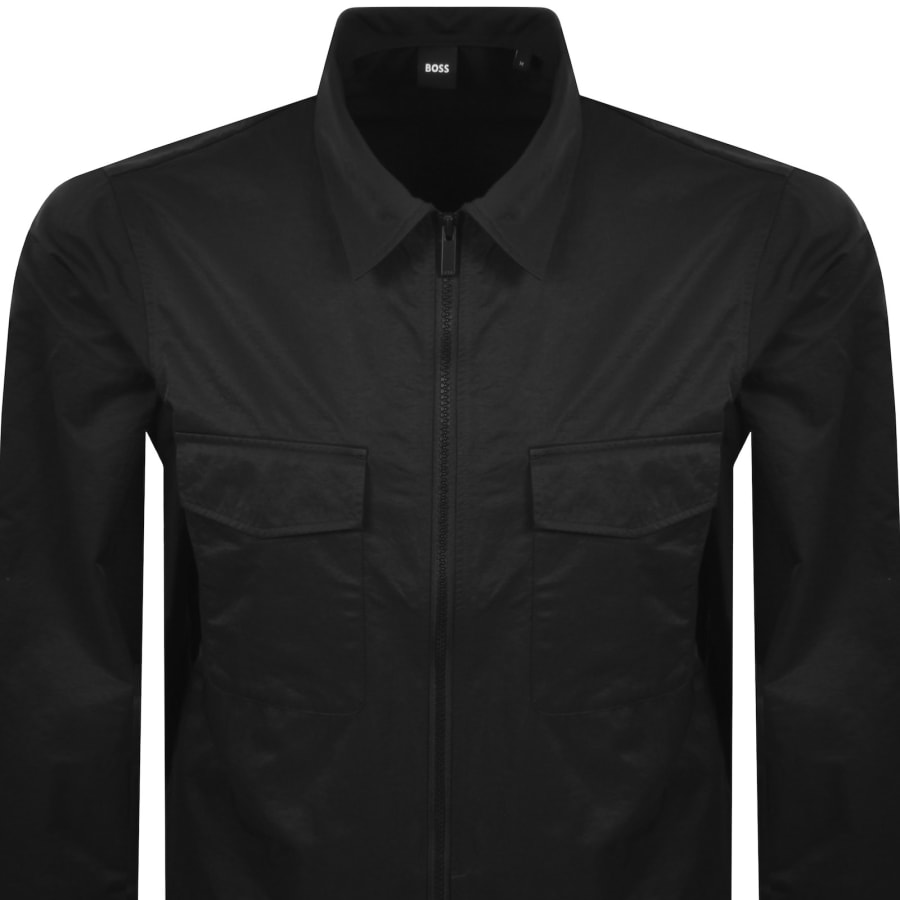Image number 3 for BOSS P Olson Overshirt Black