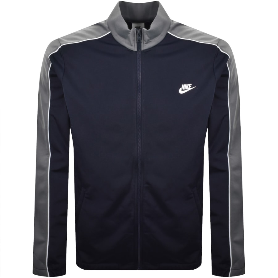 Image number 2 for Nike Club Tracksuit Navy