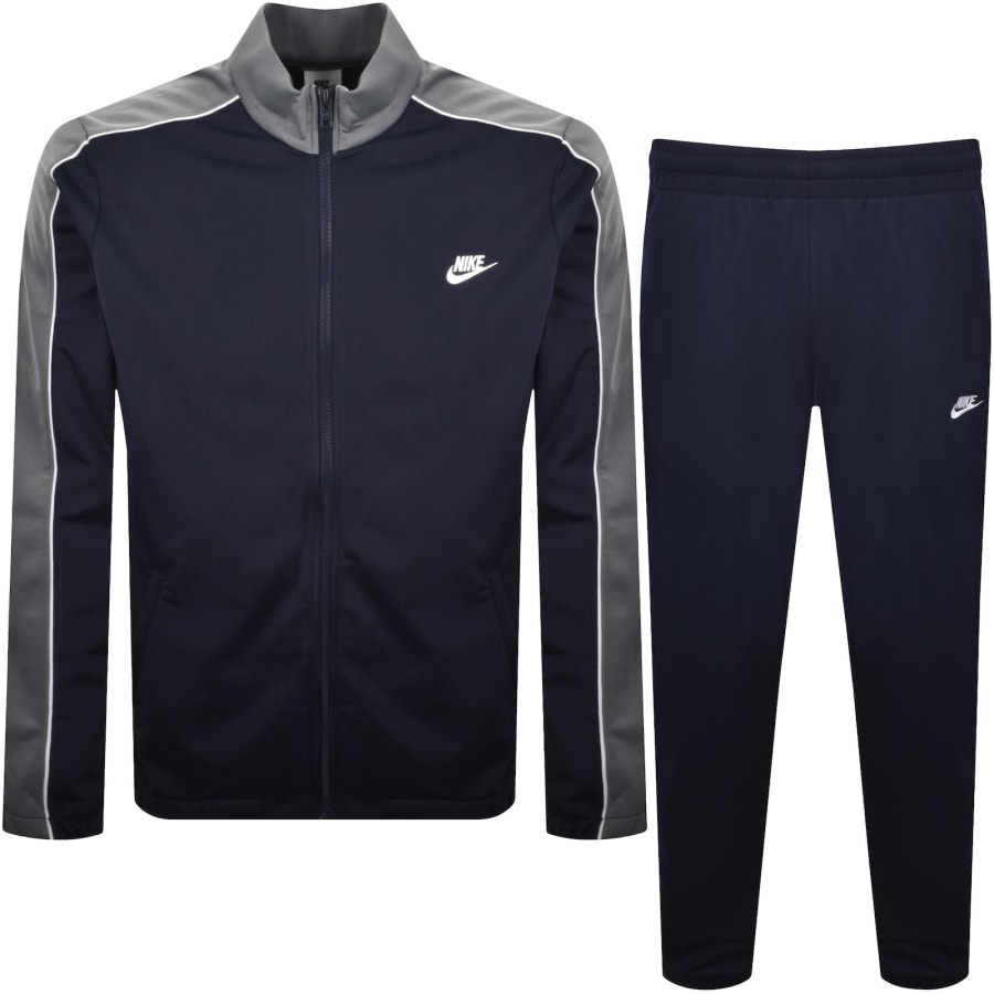 Image number 1 for Nike Club Tracksuit Navy
