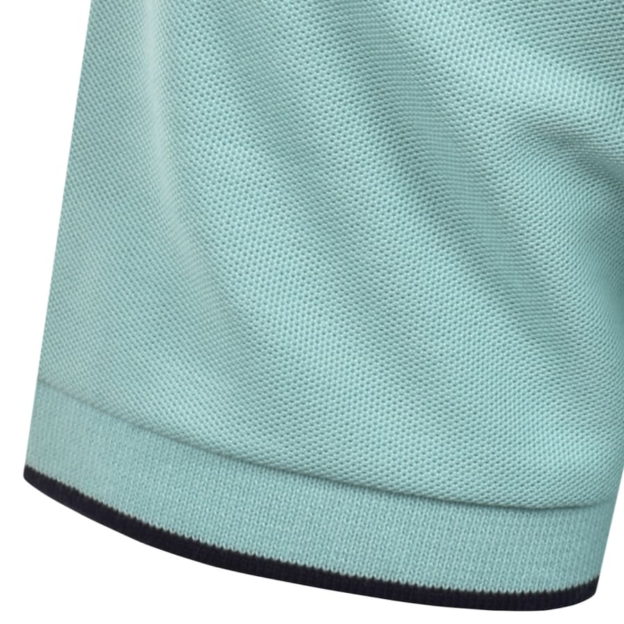 Image number 4 for Psycho Bunny Tavian Pique Polo T Shirt Blue