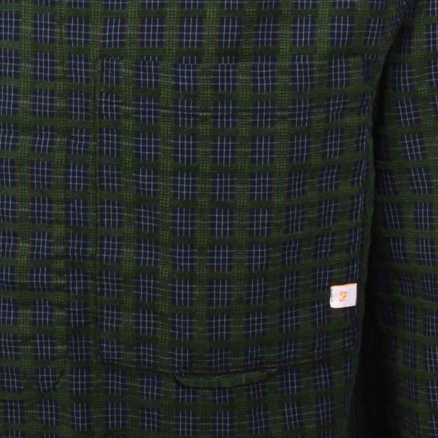 Image number 4 for Farah Photie Check Shirt Green
