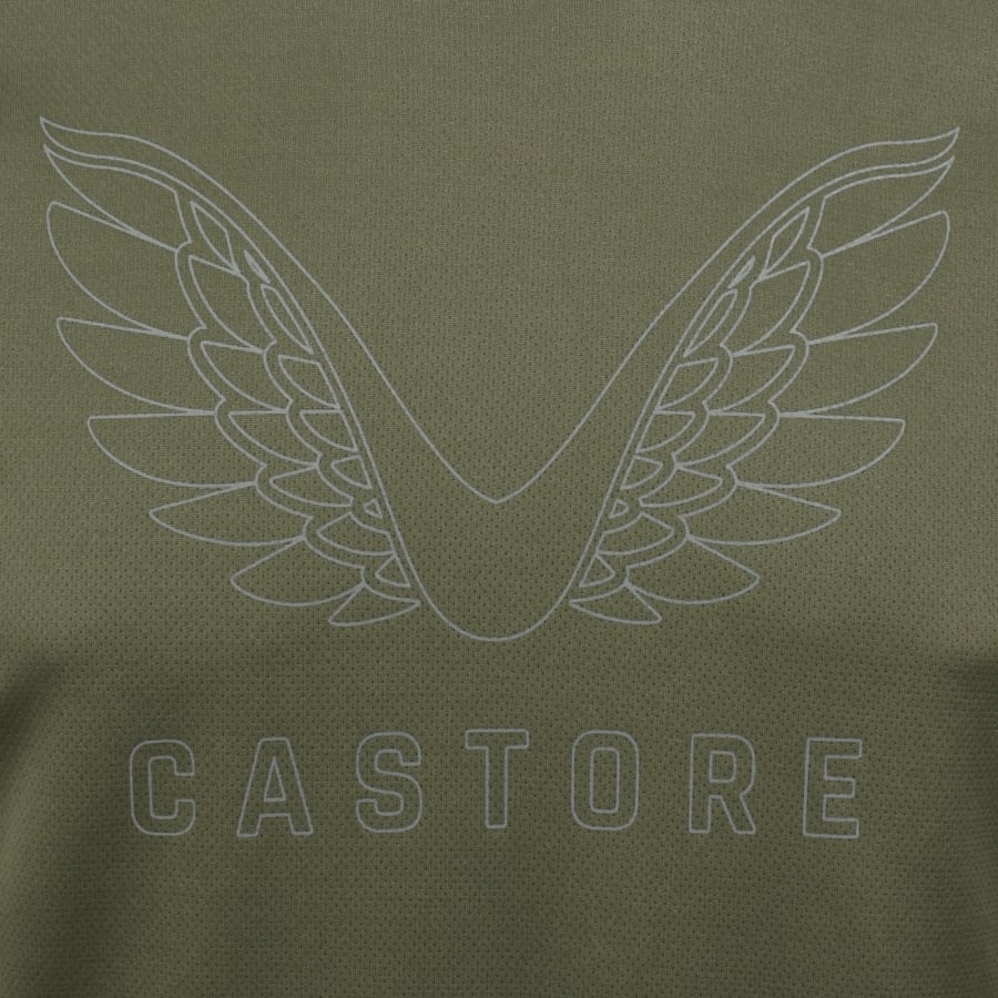 Image number 3 for Castore Graphic T Shirt Green