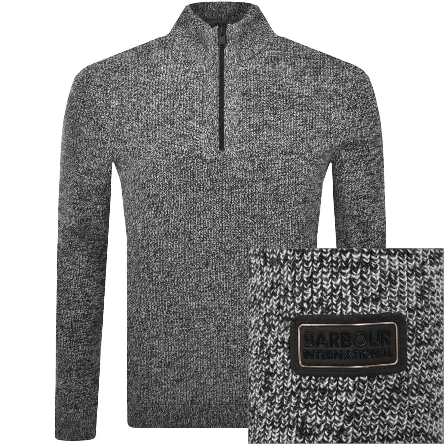 Image number 1 for Barbour International Declan Jumper Black