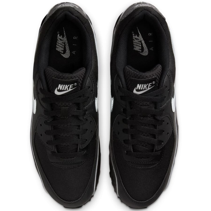 Image number 3 for Nike Air Max 90 Trainers Black