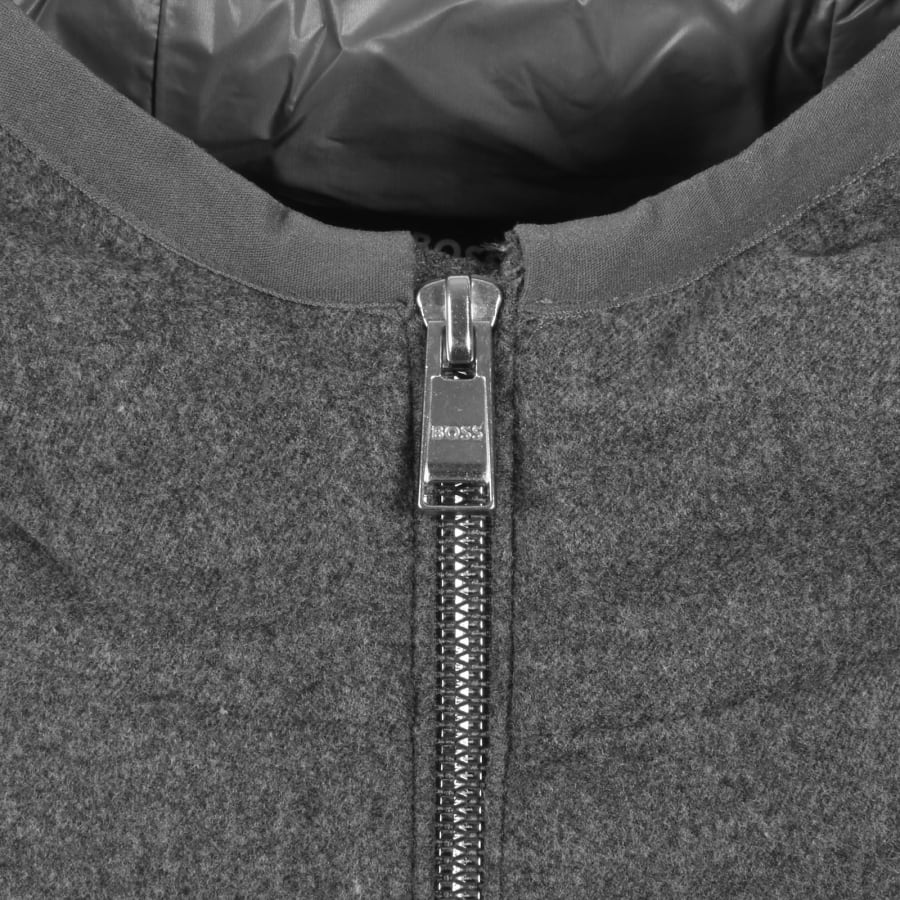 Image number 5 for BOSS P Heflo Knit Jumper Grey