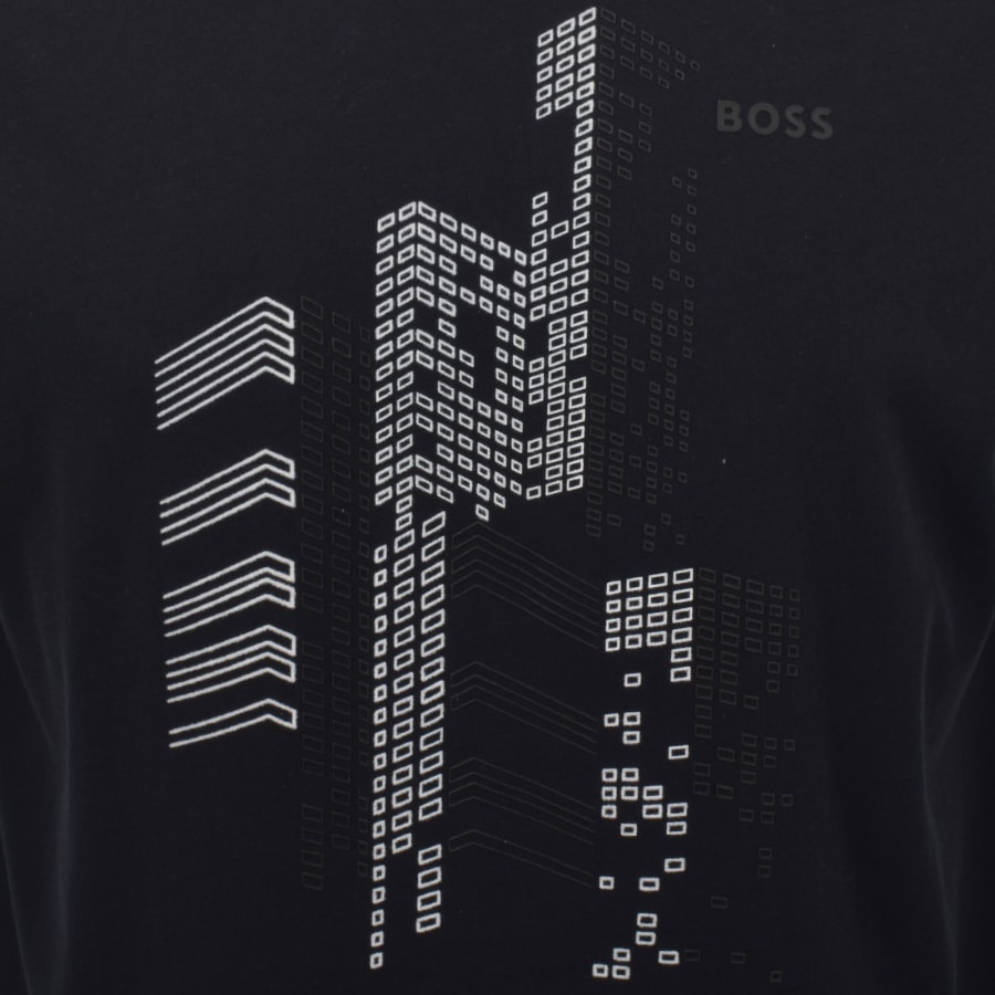 Image number 4 for BOSS Tee GRX Zone T Shirt Navy